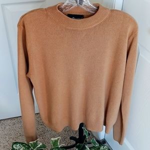 Women's Sag Harbor long sleeve mock turtleneck sweater